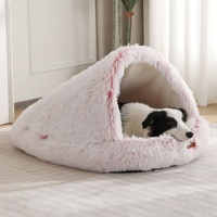 Grenzüberschreitende Neuheit: Winter-Warmes Plüsch-Muschelbett für Katzen & Hunde