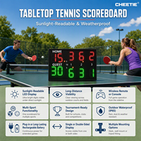 Tableau de score numérique pour le tennis de table, entraînement, tableau de score électronique, lumières numériques rouges et vertes pour les gymnases sportifs