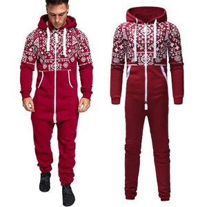 Ensemble de survêtement homme automne 2026 avec logo personnalisé, 7 modèles, en molleton 100% coton, comprenant un sweat à capuche et un pantalon de jogging extensible dans les quatre sens - Product Image 2