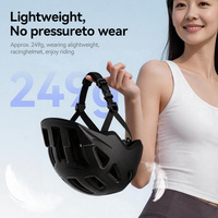 Casque de sécurité léger et réglable pour vélo, trottinette électrique et patinage, avec lumière LED arrière intégrée à la batterie, compatible OEM/ODM