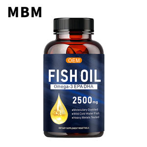Hoogwaardige OEM 0mega-3 visolie in bulk, 2500 mg softgel <span class=keywords><strong>capsules</strong></span> voor export - Product Image 3