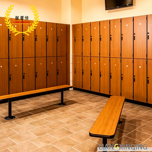 Liangxinqing Waterproof Assembled Employee Stadium Locker With Electronic & Key Lock Adjustable Shelves CG25235 Space-Saving Com - Product Image 2