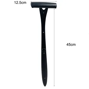 Système de rasoir à manche en caoutchouc rechargeable, rasoir à double tranchant à 5 lames <span class=keywords><strong>pas</strong></span> <span class=keywords><strong>cher</strong></span> pour hommes, <span class=keywords><strong>kit</strong></span> de <span class=keywords><strong>rasage</strong></span> corporel - Product Image 1
