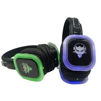 Système de casque Disco silencieux Casque de fête Casque Disco silencieux et émetteur