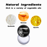 Cire coiffante à base d'eau pour cheveux, pommade, cera para el cabello, contrôle des bords, coiffage texturant, produit de barbier