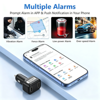 Pelacak GPS Kendaraan Mobil 4G GSM, Pengisi Daya Mobil USB Ganda, Pelacak GPS Mini Jaringan 4G LTE, Pelacak Pemantik Rokok Nirkabel