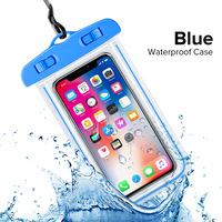 Prix usine sous-marin lumineux étanche téléphone pochette sac housse pour iphone téléphone portable sac sec pvc étanche téléphone sacs