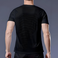 Fabrika Özel Logolu Erkek Kadın Nefes Alabilen Fitness Spor Salonu Kuru Tişörtleri Atletik Koşu Antrenman Spor Slim Fit Üstler Tişört