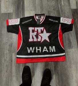 Yingling Boxy T Áo Sơ Mi Để In Đồ Họa T-Shirts Lưới Mens V Cổ Thời Trang Phố Thiết Kế Quần Áo Tùy Chỉnh Jersey Các Nhà Sản Xuất - Product Image 1