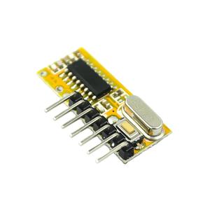 RXC6 433Mhz ตัวรับสัญญาณไร้สายแบบซูเปอร์เฮเทอโรไดน์ PT2262 โมดูล AVR ที่ใช้งานร่วมกันได้ พร้อมโหมดการเรียนรู้โค้ดแบบคงที่ ผลิตภัณฑ์ไอซี - Product Image 1