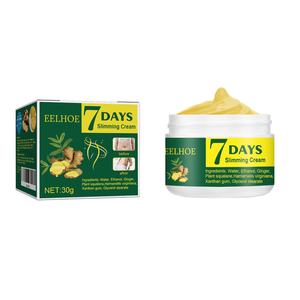 Crema massaggio allo zenzero naturale EELHOE ingredienti organici acido ialuronico crema per la cura del corpo per il dimagrimento della pelle del braccio della pancia idratante - Product Image 1