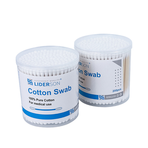 Hisopos de Algodón Médicos Directos de Fábrica, Palitos de Bambú Ecológicos, Hisopos para Oídos en Caja Transparente - Product Image 5