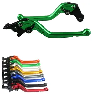 De aluminio CNC de ajustable de freno de la motocicleta palanca de embrague para KAWASAKI Ninja400 y Z400 y Ninja125 y Z125