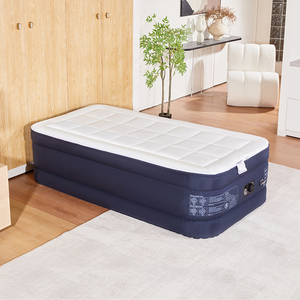 Cama de colchón de aire acolchada <span class=keywords><strong>individual</strong></span> Cama de aire autoinflable duradera elevada de <span class=keywords><strong>doble</strong></span> <span class=keywords><strong>altura</strong></span> con bomba integrada - Product Image 2