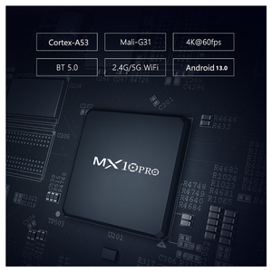 Decodificador Inteligente <span class=keywords><strong>MX10</strong></span> Pro S905L 6k 4GB 32GB Android 13 con IPTV Árabe - Product Image 5