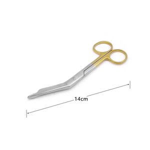 Stainless steel scissors for removing gauze, trimming <b>threads</b>, changing dressings, cutting bandages, cutting tape, cutting - Product Image 1