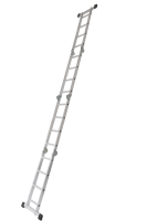 Échelle escamotable multifonctionnelle en aluminium 4x4 portable pour usage domestique et industriel
