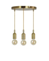 Promotion : Lustre suspendu multi-têtes de style traditionnel à douille E27 pour intérieur, 220V, garantie 1 an, 30 000 heures, pour salon
