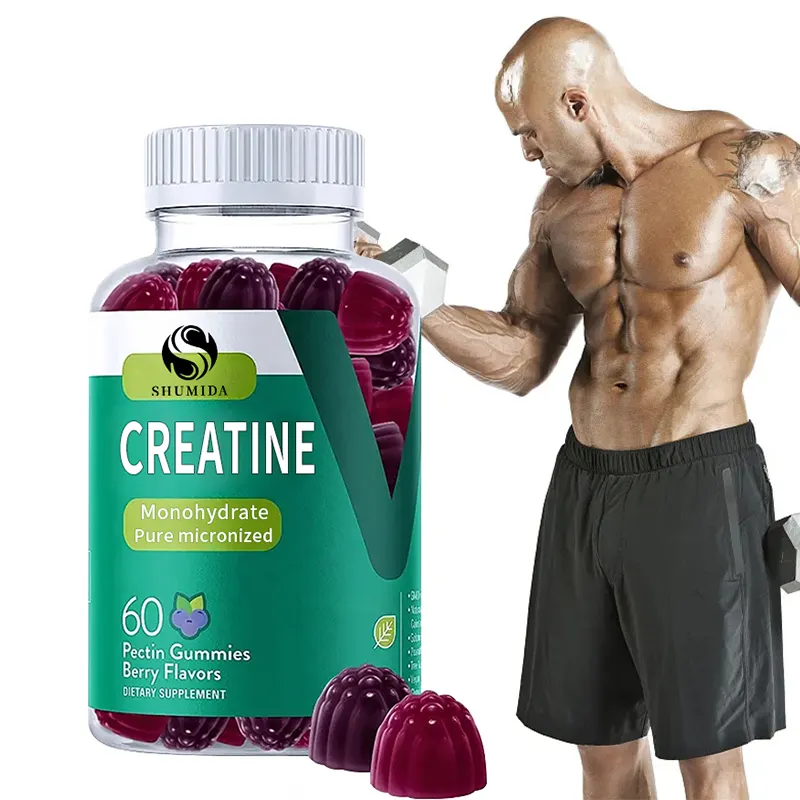 Vegan Creatine Monohydrate L-Carnitine Gummies cho phụ nữ và nam giới trước khi tập luyện Gummies