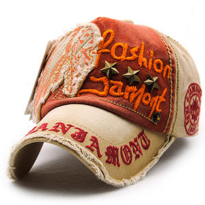 Gorras Deportivas Bordadas Personalizadas al por Mayor, Unisex, Diseños Surtidos, Gorras de Béisbol Vintage Desgastadas - Product Image 2