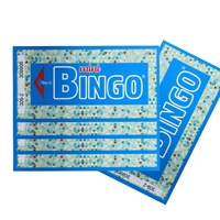 Billets de Bingo à tirage instantané avec numéros, personnalisables, en carton duplex sérigraphié, livraison rapide usine