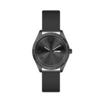 Reloj Moderno Chronoforce de Aleación con Movimiento de Cuarzo Seiko, Esfera de Cristal Analógica, Resistente al Agua, Correa de Malla de Acero Inoxidable, Elegante y a la Moda