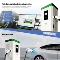 Station de recharge pour véhicules électriques CHUHAN ACT-DC-80FD 80kW DC avec connecteur Chademo/CCS GBT, état neuf, indice de protection IP54, RFID/APP