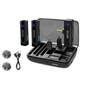 <span class=keywords><strong>BOYA</strong></span> BOYALINK micrófono <span class=keywords><strong>de</strong></span> <span class=keywords><strong>solapa</strong></span> Lavalier inalámbrico para iPhone Android DSLR Cámara Youtube transmisión en vivo Grabación <span class=keywords><strong>de</strong></span> Audio para <span class=keywords><strong>BOYA</strong></span> - Product Image 1