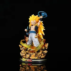 Figura de Colección de Anime, Modelo de Personaje de Dibujos Animados, Estatua de PVC de 22 cm, Figura Grande de Dragón <span class=keywords><strong>Gotenks</strong></span> - Product Image 3