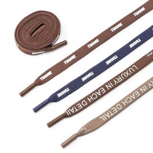 Cordons de capuche personnalisés en soie imprimée avec embouts métalliques gravés - Product Image 3