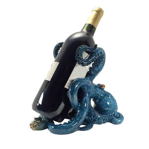 Soporte de Resina Personalizado para una Sola Botella de Vino con Forma de Pulpo, Decoración para el Hogar, Exhibición de Vino, Centro de Mesa, Estante para Botellas de Vino, Escultura, Decoración de Gabinete - Product Image 2