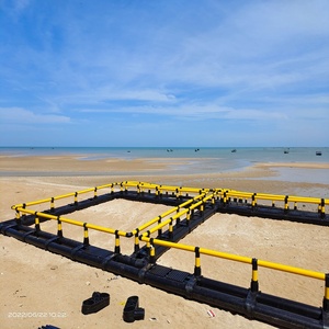 กรงเลี้ยงปลา HDPE ป้องกันคลื่น รูปทรงสี่เหลี่ยม ขนาด 4ม.x4ม. พร้อมอุปกรณ์เสริมครบชุด ระดับ 12 - Product Image 5