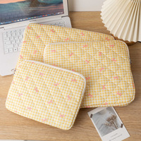 Funda Protectora para Portátil, Ligera, Duradera, de Gran Capacidad, con Lazo Bordado, de Poliéster Suave