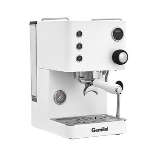 Cafetera Espresso Gemilai G3007Z de Diseño Italiano Premium, Color Blanco Nube de Algodón, con Rendimiento Excepcional - Product Image 5