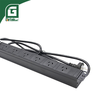 GETEKnet OEMu Australie Unité de distribution d'alimentation industrielle (PDU) pour rack de serveur, 6 ports DC6, 14 kW, monophasée, 63 A, avec compteur, pour télécommunications de base