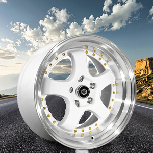 Nouvelles jantes en alliage d'aluminium forgé Sport-Performance 20 pouces 5x112 ET 30/40 CB 66,56 mm HRW PROJECT Design concave Finition argentée - Product Image 4