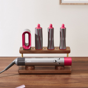 Support de rangement en noyer compatible avec les <span class=keywords><strong>accessoires</strong></span> <span class=keywords><strong>Dyson</strong></span> <span class=keywords><strong>Airwrap</strong></span> Styler - Product Image 2