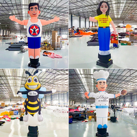 Géant Publicitaire Gonflable Waving Sky Dancer Homme Tube Gonflable Personnalisé Géant Bras Ondulant Fly Guy Marionnette Wavy Danseur d'Air