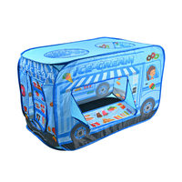 Mini tente quatre saisons en forme de voiture à ouverture rapide pour 1-2 personnes, activités familiales, utilisation intérieure/extérieure, rangement facile, fonction piscine à balles