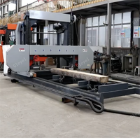 Scie à chaîne automatique diesel verticale pour la coupe de bois et de grumes