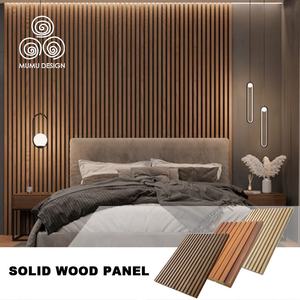 MUMU Villas Panneaux muraux <span class=keywords><strong>en</strong></span> bois massif composite 3D modernes, lattes de bois fabriquées <span class=keywords><strong>en</strong></span> Chine, pour les murs - Product Image 1