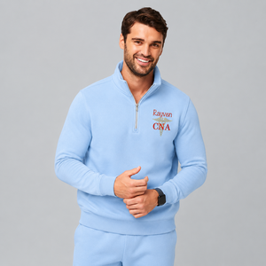 Sudadera con cremallera de cuarto de cierre, personalizada, con bordado de Caduceo CNA, antiencogimiento, para invierno y otoño, para dropshipping POD en Etsy y Shopify - Product Image 5