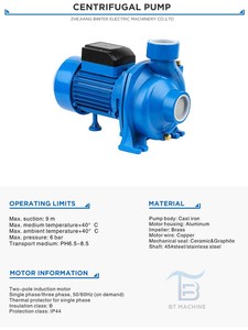 1100l/min 100% <b>Copper</b> <b>Wire</b> Motor High Flow Rate Heavy Duty 2hp 1.5kw Centrifugal Irrigation Water Pump - Product Image 5