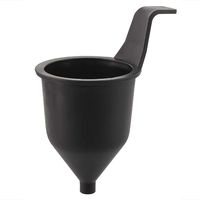 Gobelet de mesure de viscosité en plastique noir pour liquides, peintures, vernis, laques et encres – Remplace les instruments de mesure de consistance et d'épaisseur