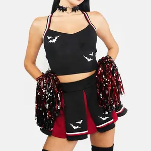 HOSTARON 2023 Fashion Style Stand Collar Team Dancing Skirts Cheerleading Consumes