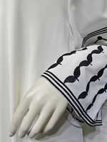Sharut Turquie Kimono Modeste Robe Musulmane Femme Manches Brodées Crêpe Palestine Kefiyyeh Dubaï Abaya Palestinienne 2025