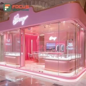 Muebles Minimalistas para Joyería, Mostrador de Exhibición para Tienda de Marca con Superficie Pulida - Product Image 5