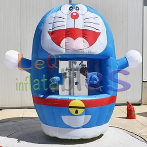 Cabina inflable de dibujos animados para agarrar efectivo, promoción portátil, cabina inflable de dibujos animados para atrapar dinero, cabina para eventos - Product Image 1