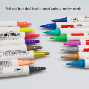 Khy Tùy Chỉnh 60 Màu Sắc Không Chảy Máu Không Thấm Nước Vĩnh Viễn Acrylic Đánh Dấu Thiết Lập Dual Tip Acrylic Đánh Dấu Bút Cho Bức Tranh Graffiti - Product Image 3