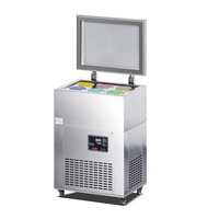Grande machine à glace cylindrique en acier inoxydable, machine à glace en blocs commerciale, machine à glace en colonne